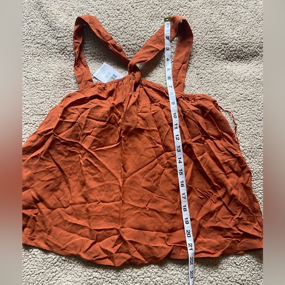 🌸 George 🌸 burnt orange flowy tank top - Picture 5 of 6